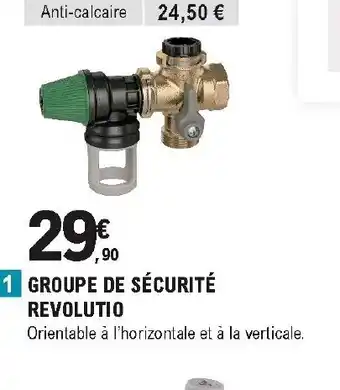 E.Leclerc Brico Groupe de sécurité revolutio offre