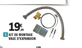 Kit de montage vase d'expansion