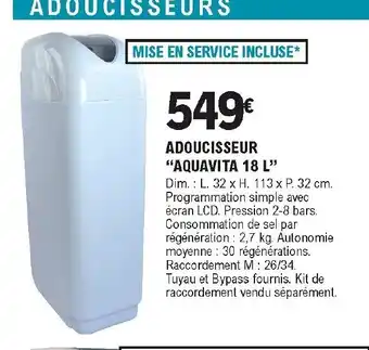 E.Leclerc Brico Adoucisseur offre