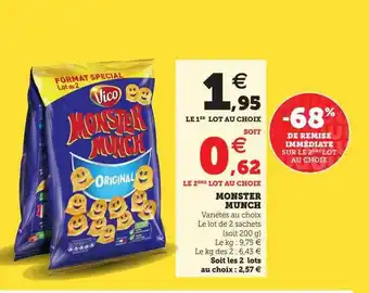 Super U Monster munch offre