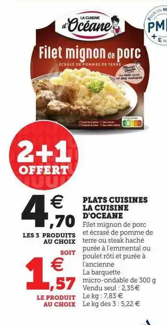Super U Plats cuisinés la cuisine d'océane offre