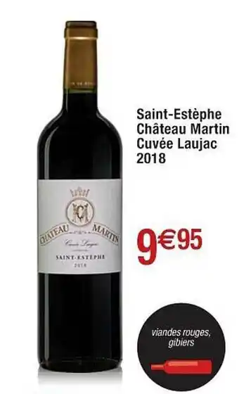 Saint-estèphe château martin cuvée laujac 2018