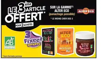 Cora x Carrefour La gamme alter eco offre