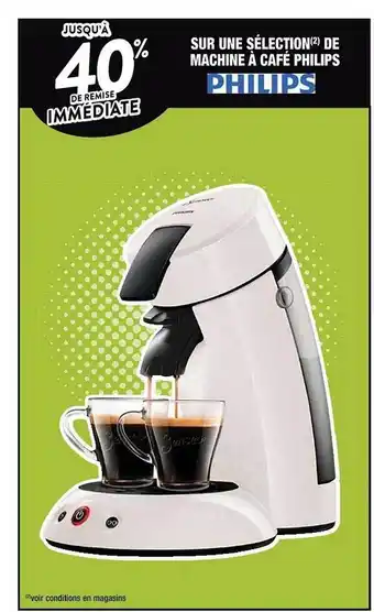 Cora x Carrefour Machine à café philips offre
