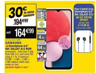 Cora x Carrefour Smartphone 6,6 offre