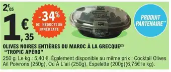 Olives noires entiĂšres du maroc Ă la grecque