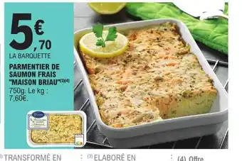 E.Leclerc Parmentier de saumon frais offre