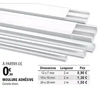 E.Leclerc Brico Moulure adhésive offre