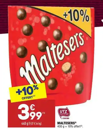 ALDI Maltesers Utz Certified offre