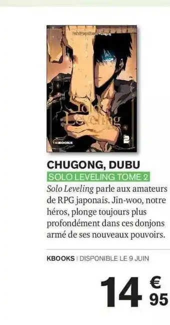Carrefour Chugong, Dubu - Solo Leveling Tome 2 offre