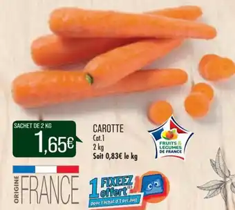 Match Carotte offre