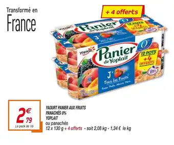 Netto yaourt Panier Aux Fruits panachés offre