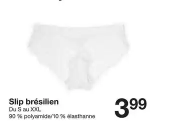 Zeeman Slip Brésilien offre