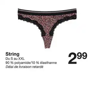Zeeman String offre