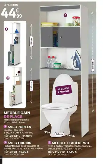 Shopix Meuble Gain De Place offre