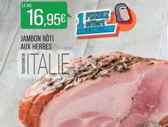 Match Jambon Rôti Aux Herbes offre