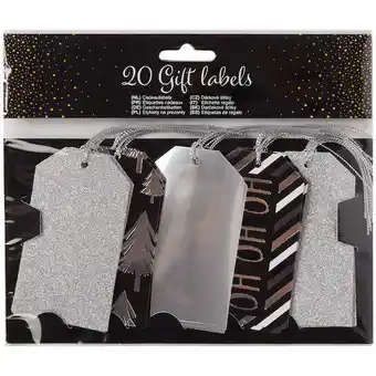 Action Étiquettes cadeaux offre