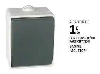 E.Leclerc Brico GAmme "aquatop" offre