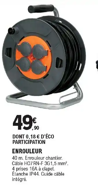 E.Leclerc Brico Enrouleur offre