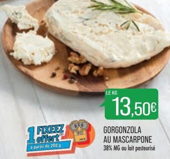 Match Gorgonzola Au Mascarpone offre
