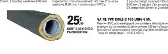 E.Leclerc Brico Gaine PVC isolé offre