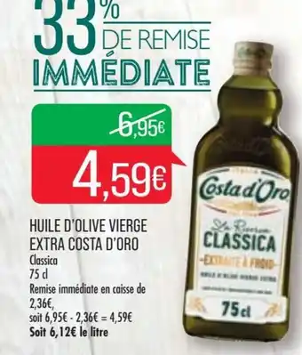 Match Costa D'Oro Huile D'Olive Vierge Extra offre