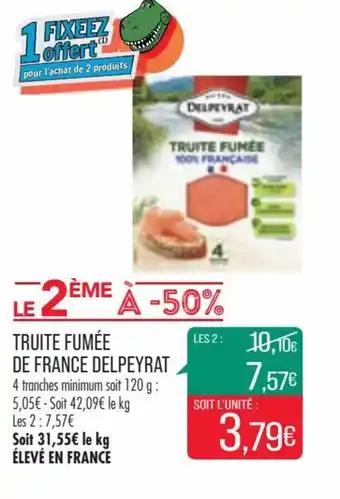 Match Truite Fumée de France Delpeyrat offre