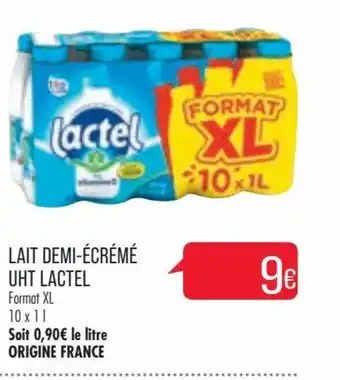 Match Lactel Lait Demi-écrémé UHT offre