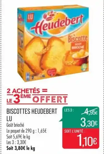Match Lu Biscottes Heudebert offre