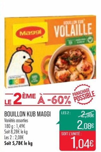 Match Maggi Bouillon Kub offre