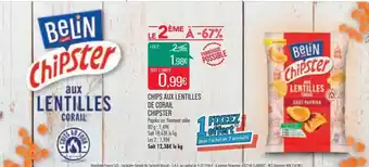 Match Chips Aux Lentilles De Corail Chipster offre