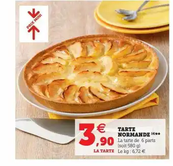 Super U Tarte normande offre