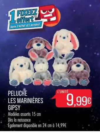 Match Peluche Les Marinières Gipsy offre