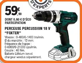 E.Leclerc Brico Perceuse percussion 18 V offre