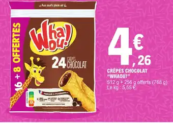 E.Leclerc Whaou! Crêpes Chocolat offre