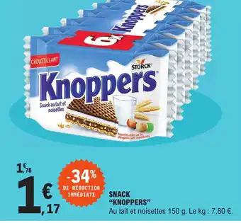 E.Leclerc Knoppers Snack offre
