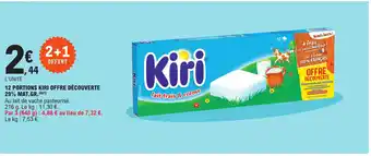 12 Portions Kiri Offre Découverte 29% MAT.GR.