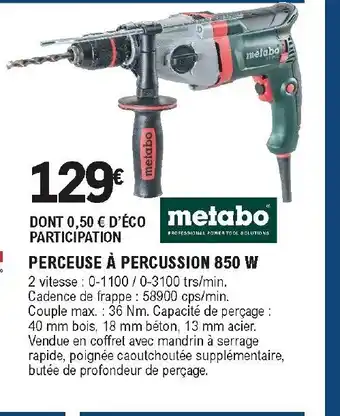 Perceuse à percussion 850 W