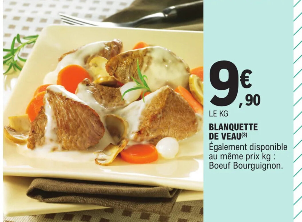 Promo Blanquette De Veau chez E.Leclerc