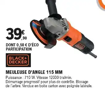 E.Leclerc Brico Meuleuse d'angle 155 MM offre