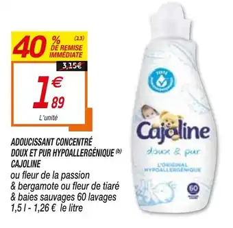 Netto Adoucissant concentré offre