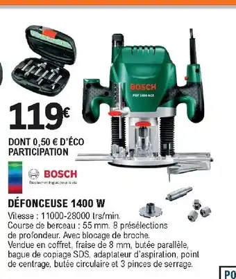Défonceuse 1400 W