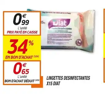 Lingettes Desinfectantes