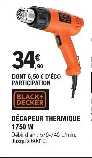 Décapeur thermique 1750 W