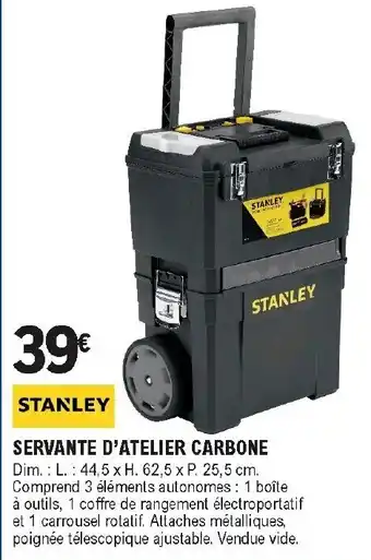 Servante d'atelier carbone