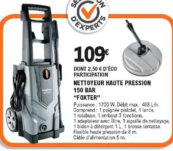 E.Leclerc Brico Nettoyeur haute pression offre