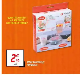 Netto Set de 6 Couvercles Extensibles offre