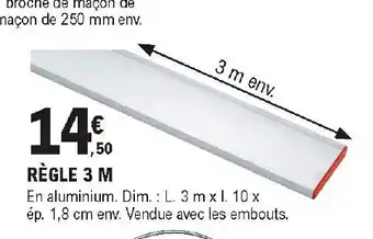 Règle 3 M