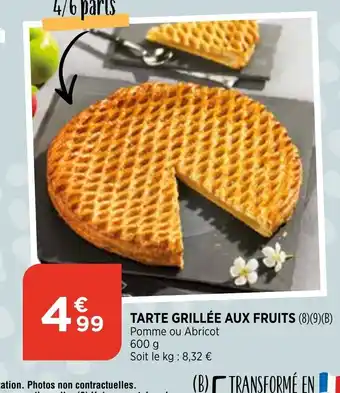 Bi1 Tarte Grillée Aux Fruits offre