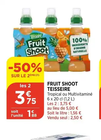 Bi1 Fruit Shoot Teisseire offre